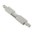thumbnail image 1 of WAC Lighting H Track Aluminum Flexible Track Connector in Brushed Nickel, 1 of 3
