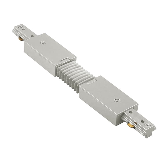 WAC Lighting H Track Aluminum Flexible Track Connector in Brushed Nickel