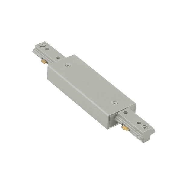 WAC Lighting H Track Aluminum Power Feedable I Connector in Brushed Nickel