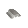 thumbnail image 1 of WAC Lighting H Track Plastic Floating Canopy Connector in Brushed Nickel, 1 of 3