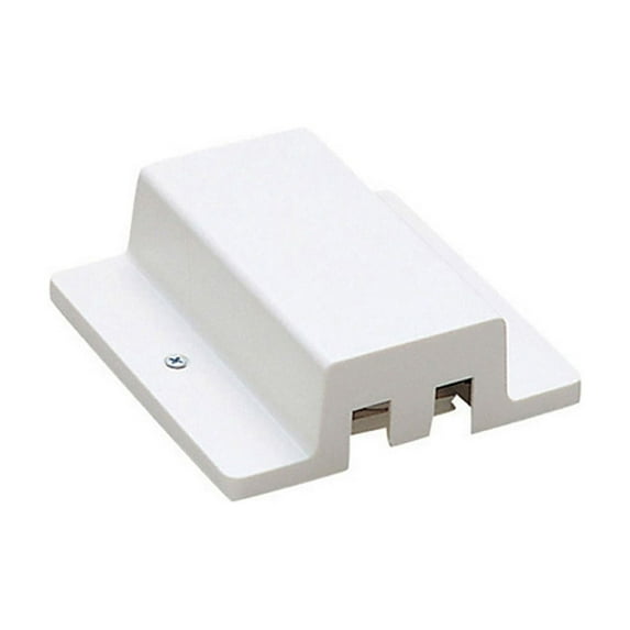 WAC Lighting H Track Plastic Floating Canopy Connector in White