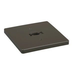 WAC Lighting H Track Square Aluminum Monopoint Canopy in Black