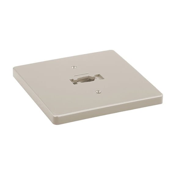 WAC Lighting H Track Square Aluminum Monopoint Canopy in Brushed Nickel