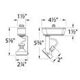thumbnail image 1 of WAC Lighting HT-180 Aluminum H Track LED Low Voltage Track Head in White, 1 of 2