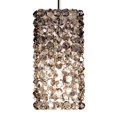 thumbnail image 1 of WAC Lighting Haven Halogen Quick Connect Pendant Black Ice Shade With Brushed Nickel Socket Set, 1 of 1