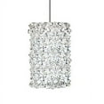 thumbnail image 1 of WAC Lighting Haven Halogen Quick Connect Pendant White Diamond Shade With Dark Bronze Socket Set, 1 of 1