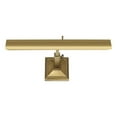 thumbnail image 1 of WAC Lighting Hemmingway 14" LED Adjustable Aluminum Picture Light in Brass, 1 of 3