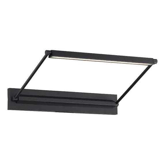 WAC Lighting Hudson 17" LED Adjustable Aluminum Picture Light in Black