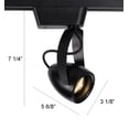 thumbnail image 1 of WAC Lighting IMPULSE SPOT LEDME TRACK LUMINAIRE BLACK FINISH, 1 of 1