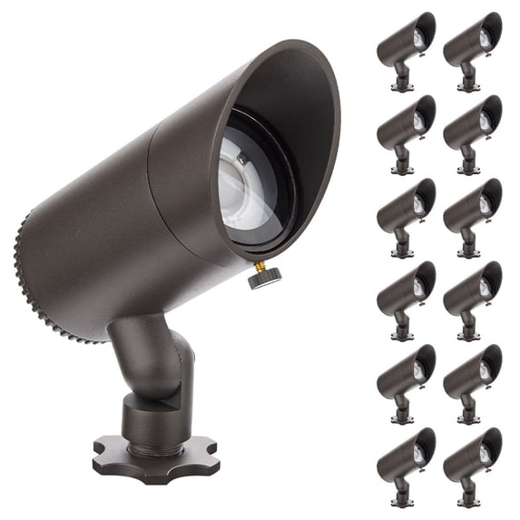 WAC Lighting Interbeam 1-Light 12V Aluminum Accent Light in Black