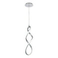 thumbnail image 1 of WAC Lighting Interlace 21" LED 3000K Contemporary Aluminum Pendant in Chrome, 1 of 6