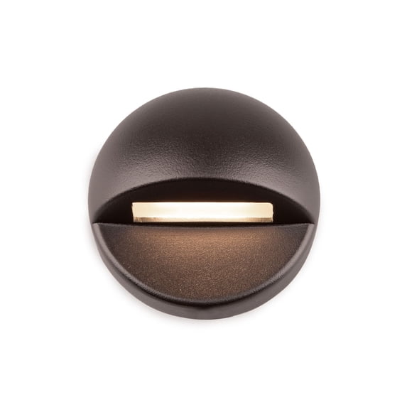 WAC Lighting LED 12V Round Deck and Patio Light Bronzed Brass