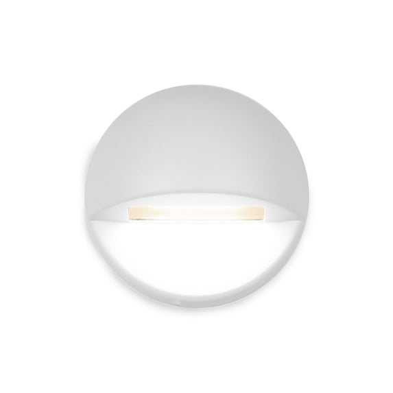 WAC Lighting LED 12V Round Deck and Patio Light White