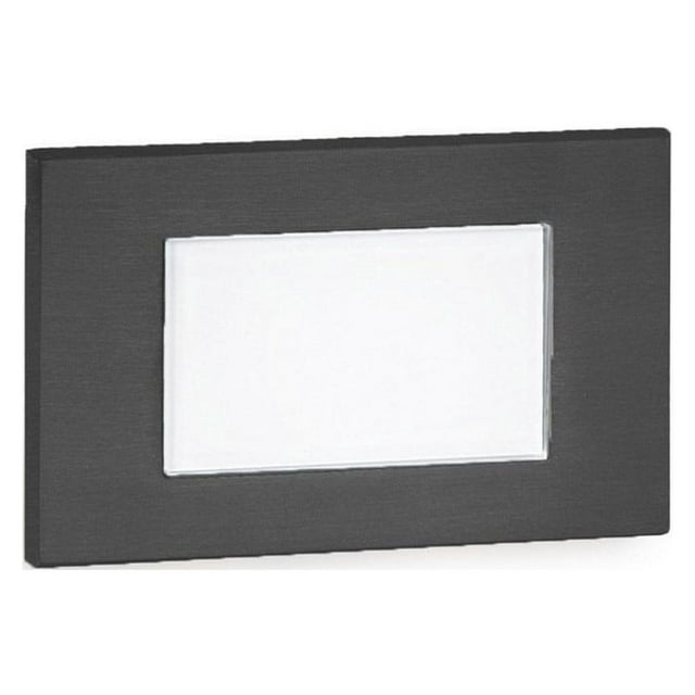 WAC Lighting Landscape Diffused LED 3000K Aluminum Step and Wall Light in Black