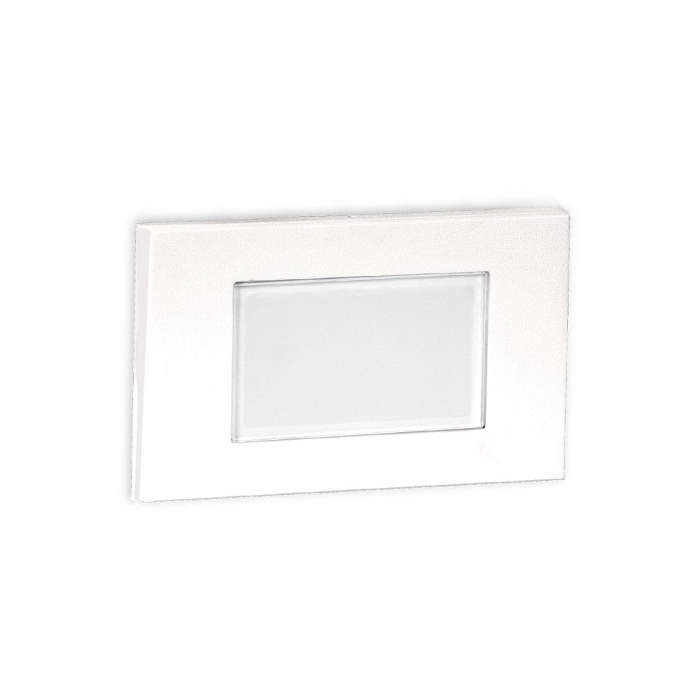 White Aluminum Dimmable LED Step and Wall Light