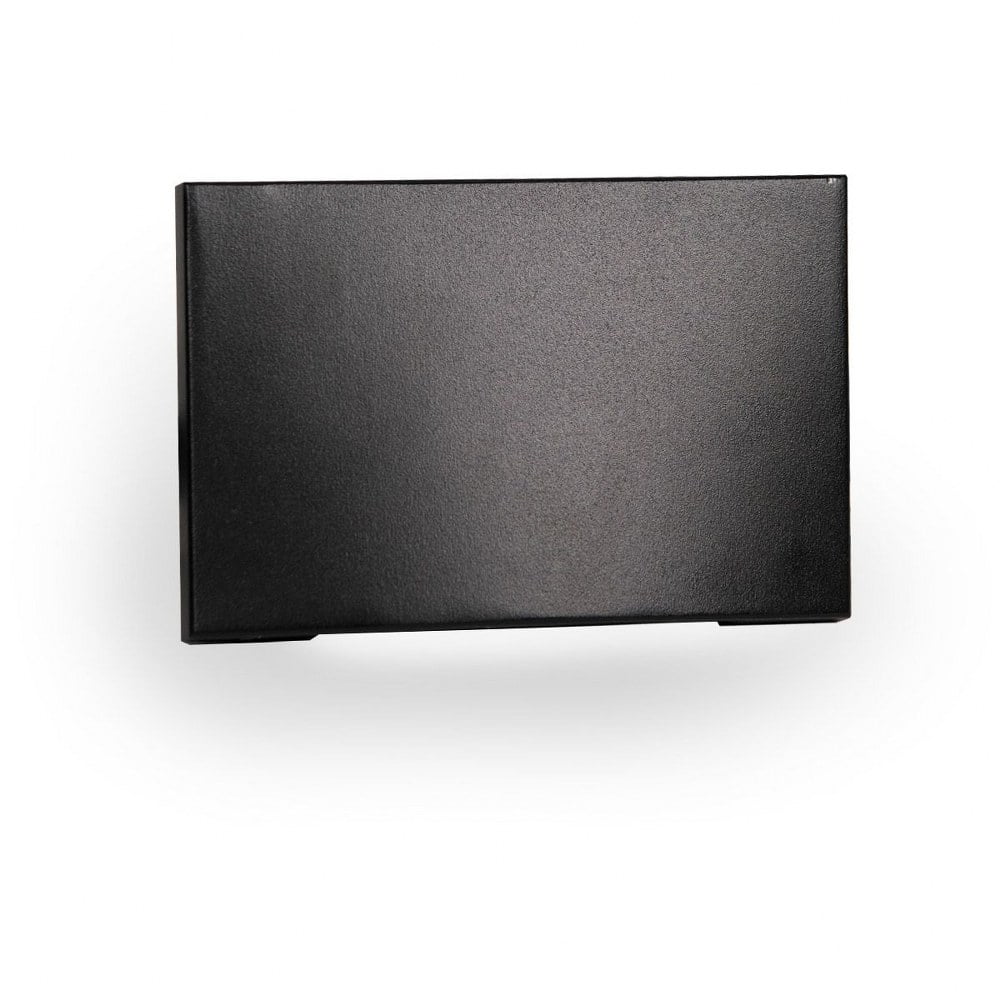 Sleek Black Aluminum Outdoor LED Step & Wall Light, Dimmable