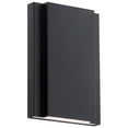 thumbnail image 1 of WAC Lighting Layne 5" 2-Light LED 3-CCT 3000K Aluminum Wall Sconce in Black, 1 of 5