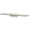 thumbnail image 1 of WAC Lighting Level 24" 1-Light LED 3500K Aluminum Bathroom Vanity Light in Gray, 1 of 5