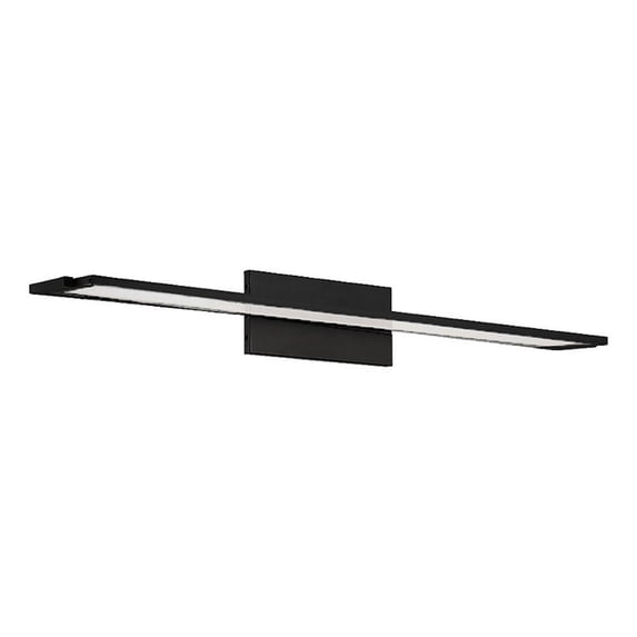 WAC Lighting Line 36" 1-Light LED 3000K Aluminum Bathroom Vanity Light in Black