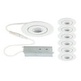 thumbnail image 1 of WAC Lighting Lotos 2" 1-Light Round Aluminum Recessed Kit in White (Set of 6), 1 of 5