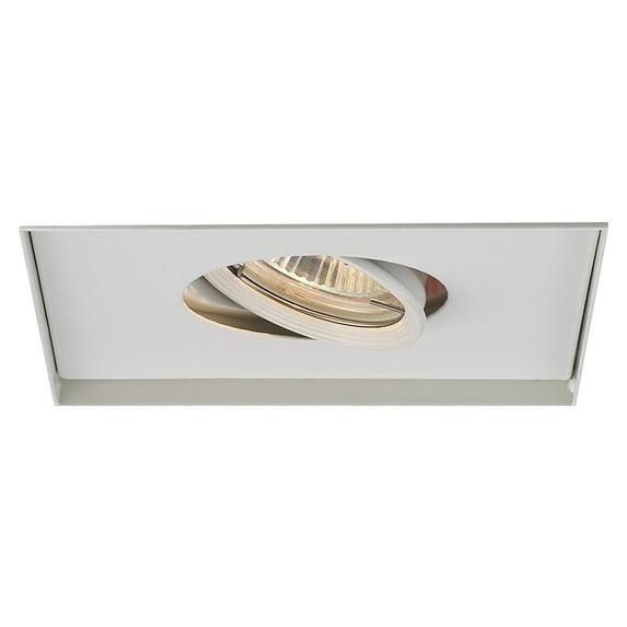 WAC Lighting Low Voltage Multiple Single Light Aluminum Invisible Trim in White