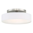 thumbnail image 1 of WAC Lighting Manhattan 14" LED 2700K Contemporary Aluminum Flush Mount in Nickel, 1 of 4