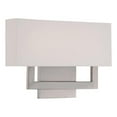 thumbnail image 1 of WAC Lighting Manhattan 15" 1-Light LED 21500K Aluminum Wall Sconce in Nickel, 1 of 2