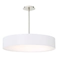thumbnail image 1 of WAC Lighting Manhattan 26" LED 2700K Contemporary Aluminum Pendant in Nickel, 1 of 4