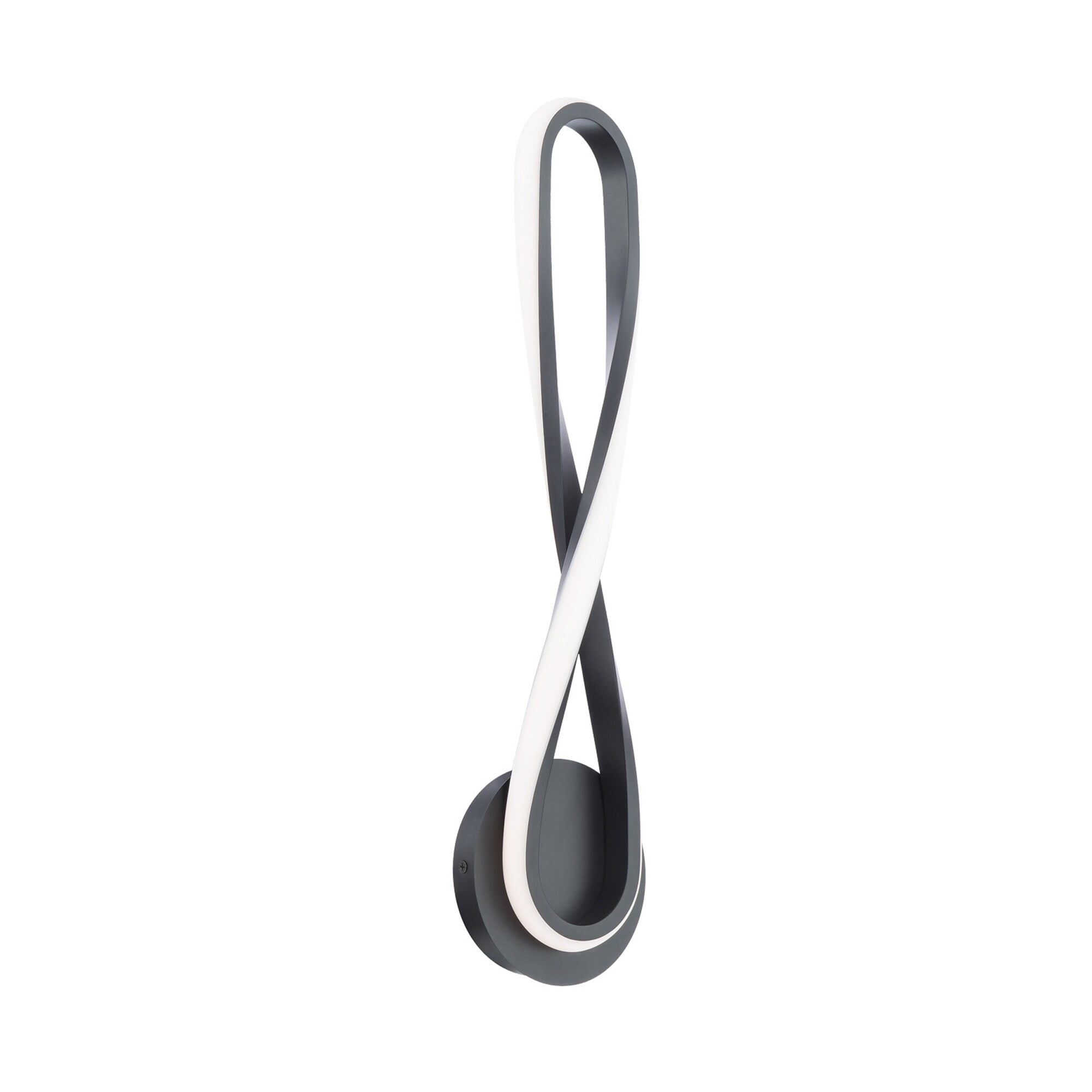 Marise Black Silicone LED Dimmable Wall Sconce