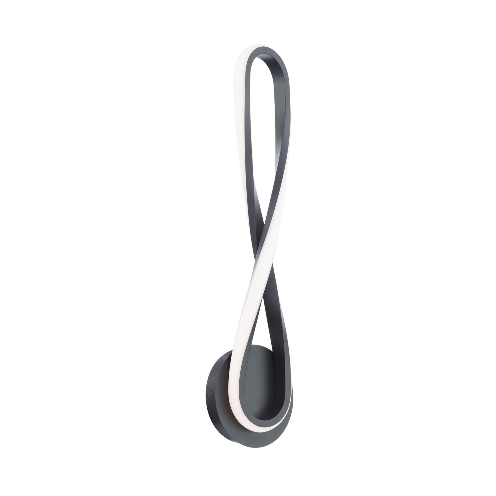 Marise Black Silicone LED Dimmable Wall Sconce