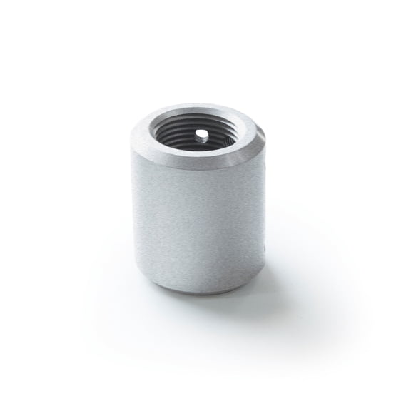 WAC Smart Fans Downrod Coupler in Brushed Aluminum