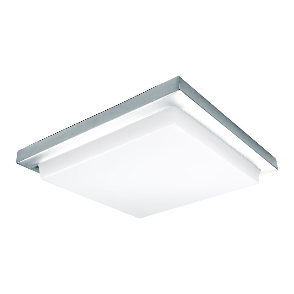 Metro 18" Energy Star Square Flush Mount with Acrylic Diffuser in Chrome