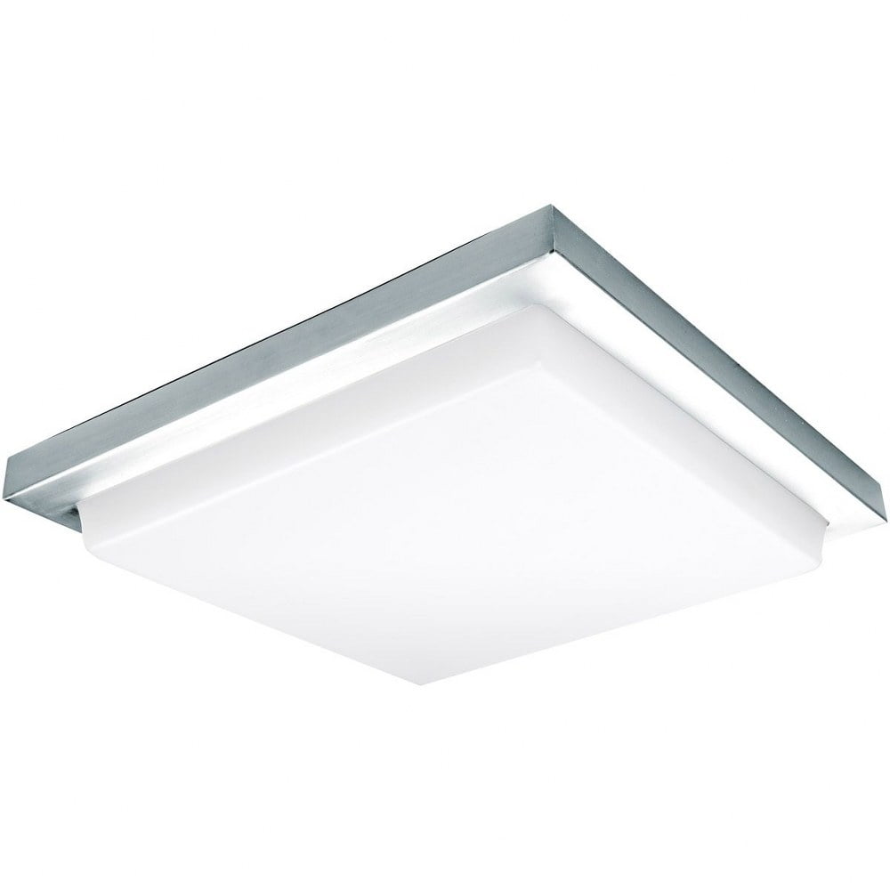 Metro 18" Energy Star Square Flush Mount with Acrylic Diffuser in Chrome
