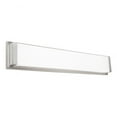 thumbnail image 1 of WAC Lighting Metro 37" 1-Light Aluminum Bathroom Vanity and Wall Light in Nickel, 1 of 2