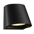 thumbnail image 1 of WAC Lighting Mod 7" 1-Light LED Aluminum Indoor and Outdoor Wall Light in Black, 1 of 5