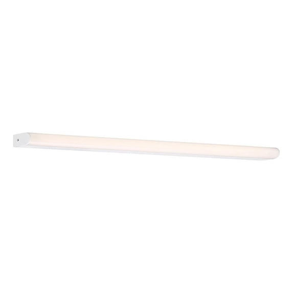 WAC Lighting Nightstick 36" 1-Light LED Aluminum Bathroom Vanity Light in Gray