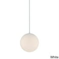 thumbnail image 1 of WAC Lighting Niveous 10" LED 3000K Contemporary Aluminum Pendant in White, 1 of 4