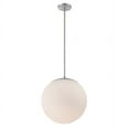 thumbnail image 1 of WAC Lighting Niveous 13" LED 3000K Contemporary Aluminum Pendant in Nickel, 1 of 4