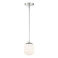 thumbnail image 1 of WAC Lighting Niveous 7" LED 3000K Contemporary Aluminum Pendant in Nickel, 1 of 2
