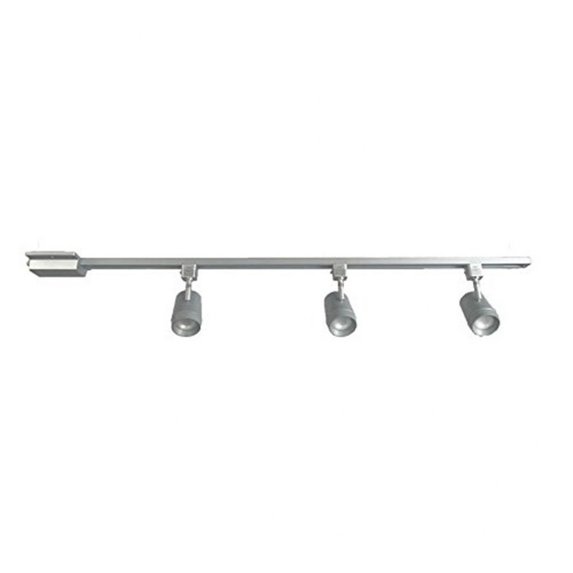 WAC Lighting Oculux 3-Light LED 11W Energy Star Aluminum Track Kit in Gray