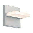 thumbnail image 1 of WAC Lighting Oslo 5" 1-Light LED Aluminum Indoor/Outdoor Wall Light in Gray, 1 of 5