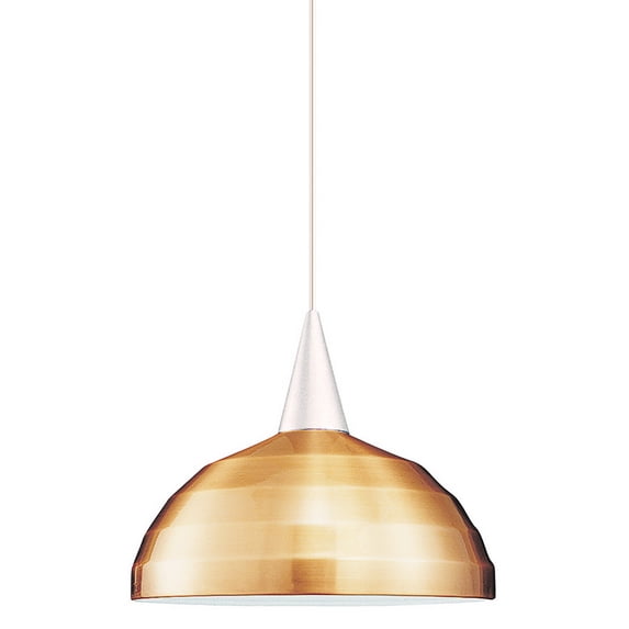 WAC Lighting PLD-F4-404LEDBN-BK Felis 1 Light LED Pendant in Black,Brushed Nicke