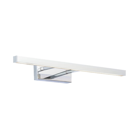 WAC Lighting Parallax 18" 1-Light 3000K Aluminum Bathroom Vanity Light in Chrome