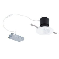 WAC Lighting Patriot 3" 1-Light Square Adjustable Aluminum Recessed Kit in White