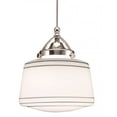 thumbnail image 1 of WAC Lighting Plymouth LED Quick Connect Pendant Silver Shade With Dark Bronze Socket Set, 1 of 1