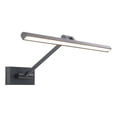 thumbnail image 1 of WAC Lighting Reed 25" LED Adjustable Aluminum Picture Light in Black, 1 of 6