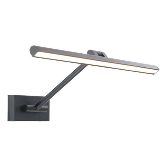 WAC Lighting Reed 25" LED Adjustable Aluminum Picture Light in Black