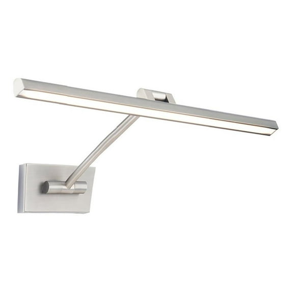 WAC Lighting Reed 25" LED Adjustable Aluminum Picture Light in Brushed Nickel