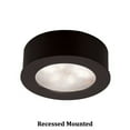 thumbnail image 1 of WAC Lighting Round LED 24V Button Light 1-Light in Black, 1 of 2