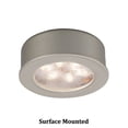 thumbnail image 1 of WAC Lighting Round LED 24V Button Light 1-Light in Brushed Nickel, 1 of 2